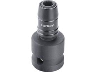 FORTUM Udarni adapter 4790002 (1/2" na 1/4"), crna